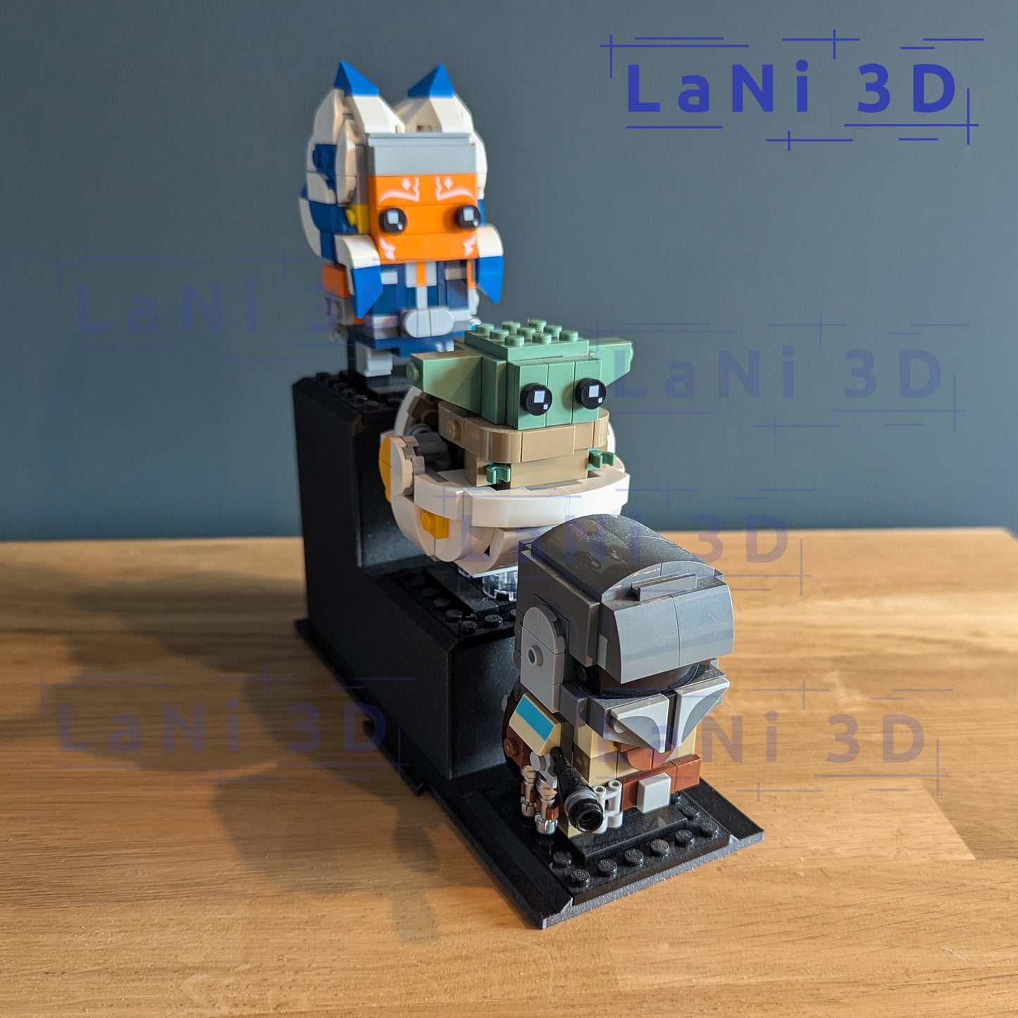 Lego Brickheadz standaard / tribune midden deel