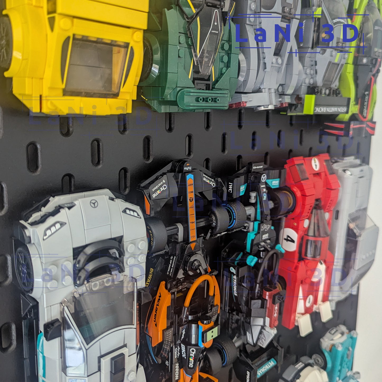 Lego Speed Champions IKEA skadis houder (set van 4)