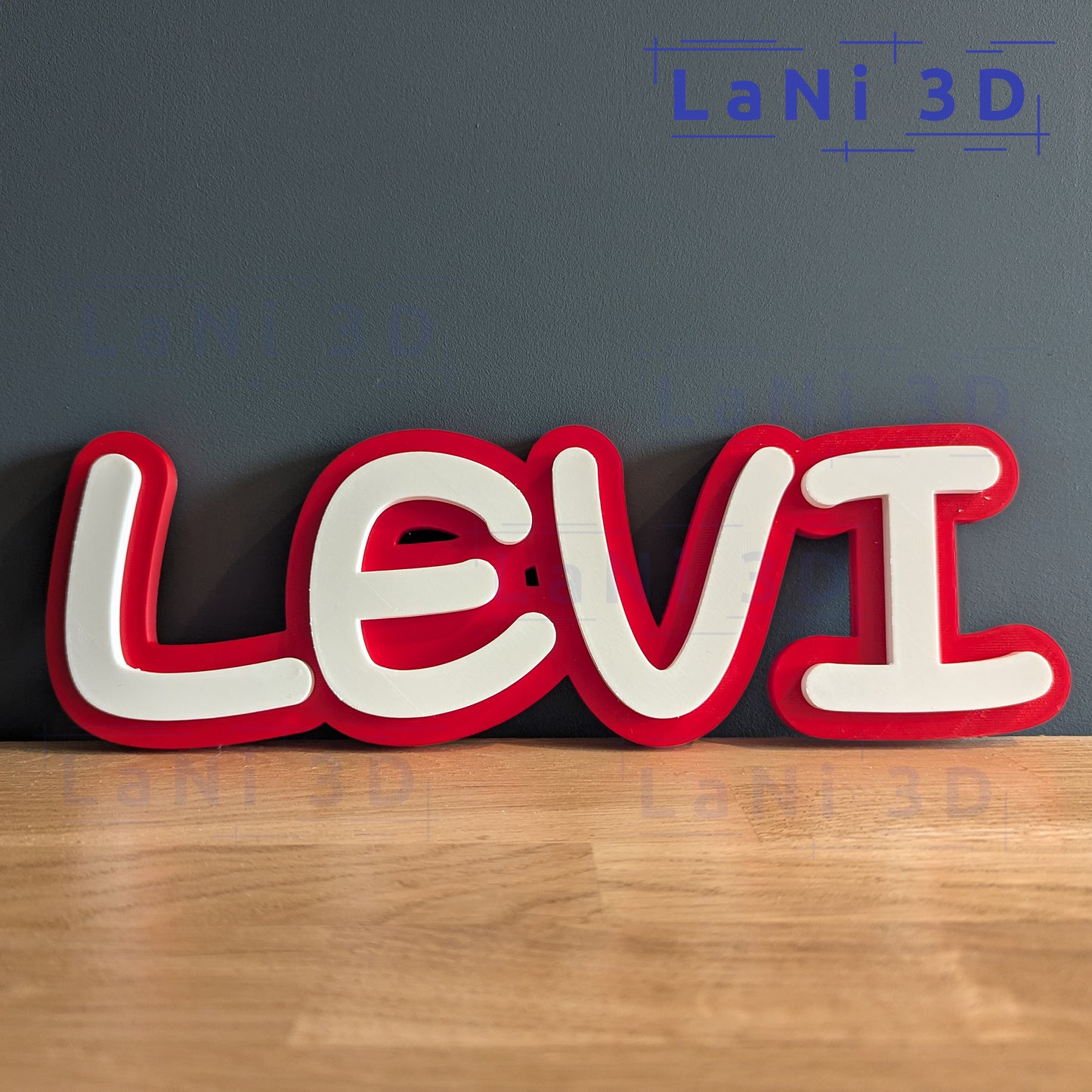Gepersonaliseerd 3D-geprint naambord