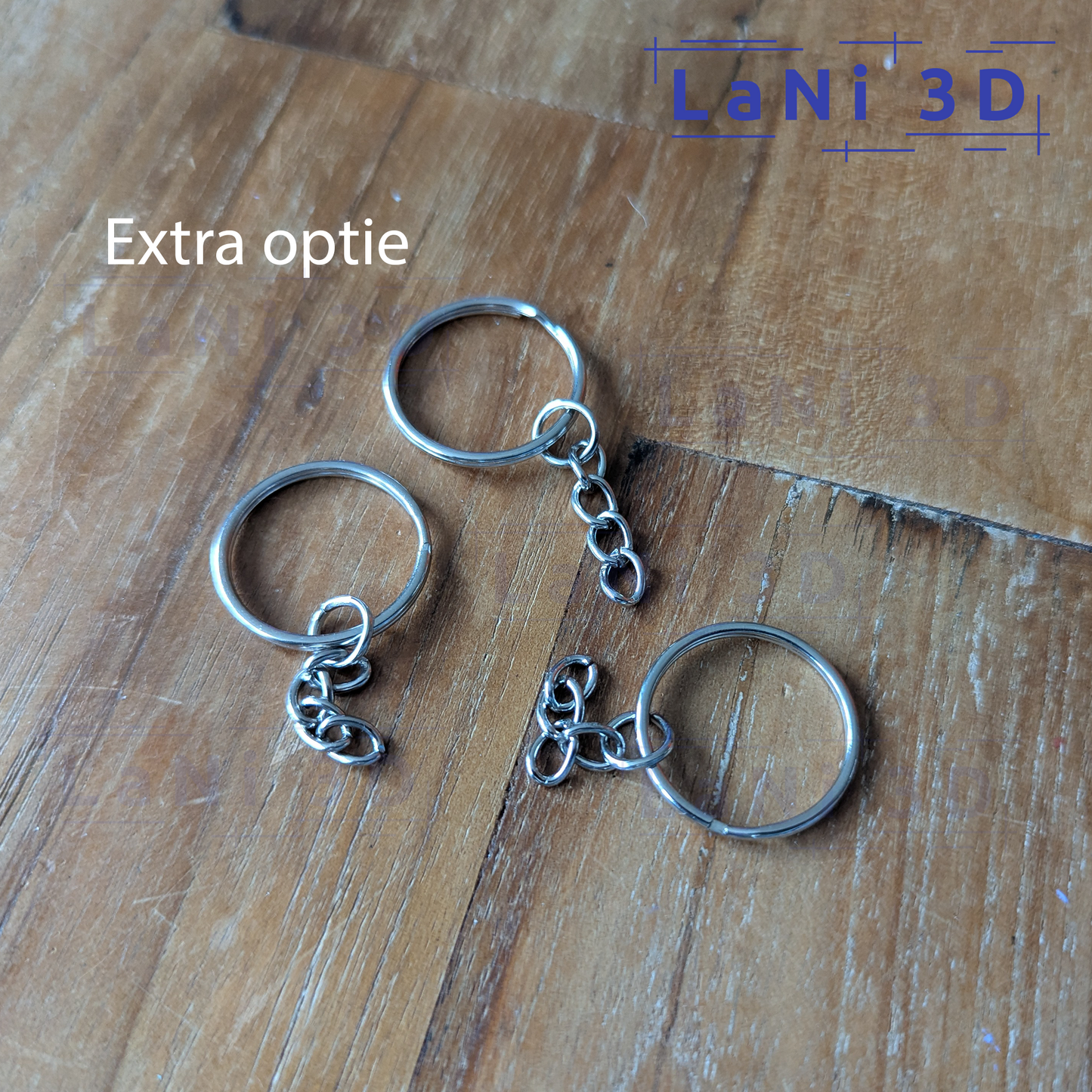 Gepersonaliseerde 3D-geprinte naamsleutelhanger - Waltograph UI