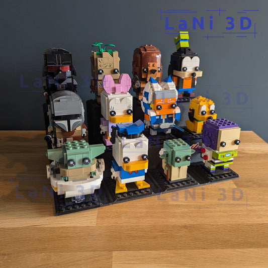 Lego Brickheadz standaard / tribune set van 4