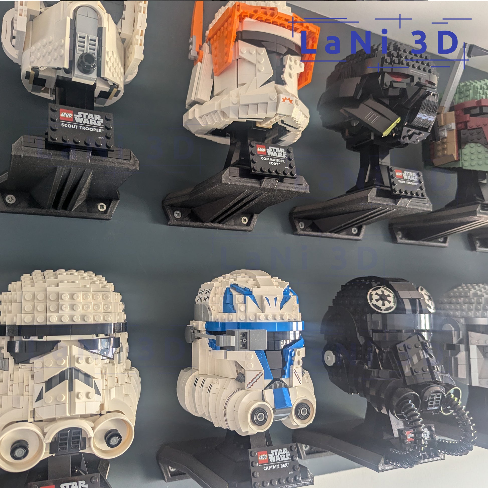 Lego Helmet holder bracket – LaNi3D - Main Image