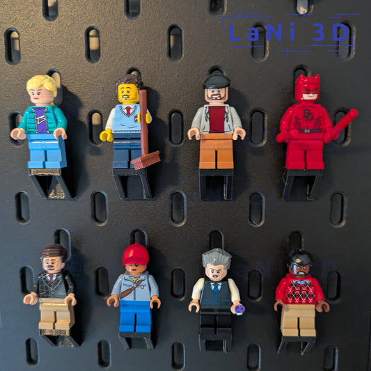 Presenteer uw LEGO® minifiguren met de IKEA SKÅDIS houder – set van 4